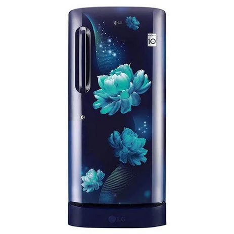 LG 205 litres 4 Star Single Door Refrigerator with Smart Inverter Compressor, Blue Charm GL-D221ABCY